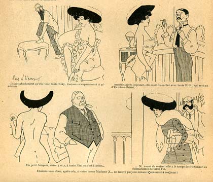 comic art by Paul d'Espagnat (Le Sourire, 1909)