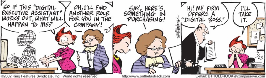 On the Fasttrack, by Bill Holbrook