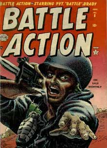 Battle Action cover by Harry Anderson