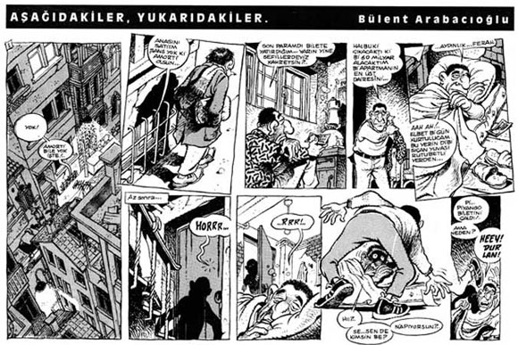 Comic art by Bulent Arabacioglu