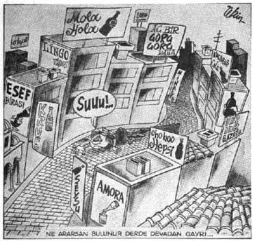 comic art by Tekin Aral