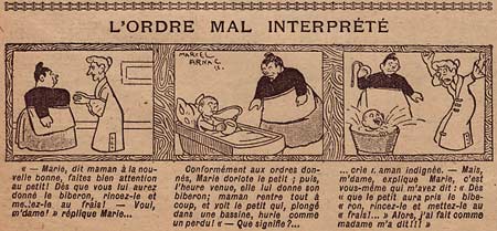 L'Ordre mal Interprété, by Marcel Arnac (Fillette)
