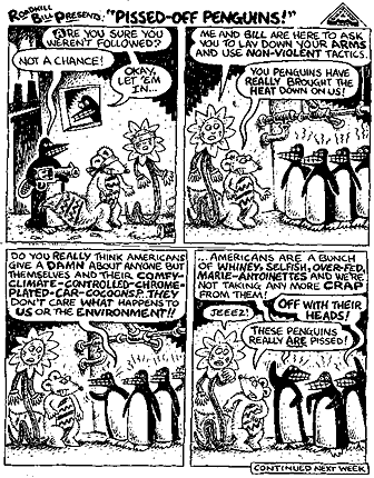 Pissed-Off Penguins, by Ken Avidor