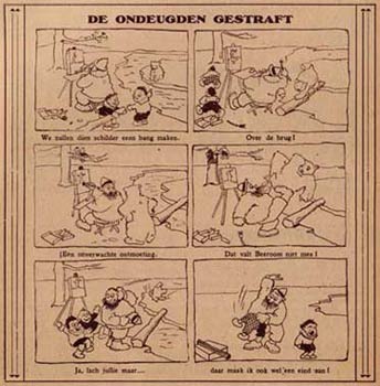 De Ondeugden Gestraft (Kleuterblaadje, 1925)