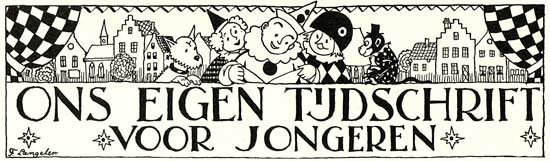Ons Eigen Tijdschrift, tekening Freddie Langeler