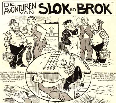 De Avonuren van Slok en Brok, door H. de Hoog 1926