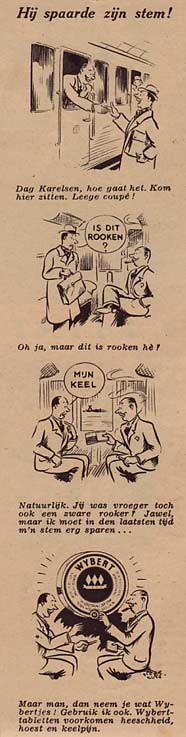 Wybert reclamestrip door Peter Lutz