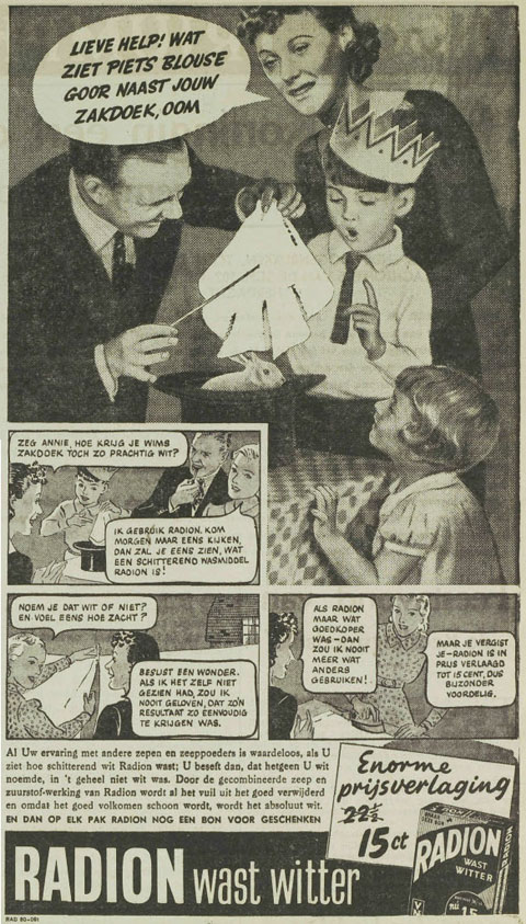 Reclamestrip voor Radion