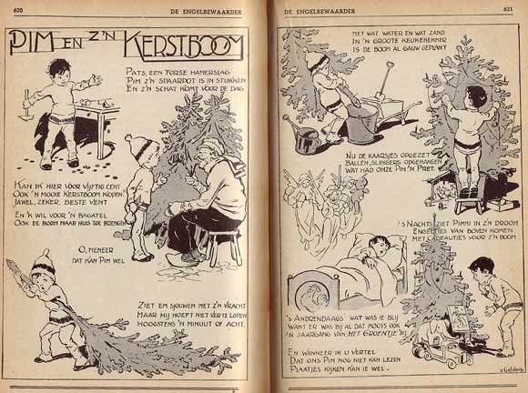 Pim en z'n kerstboom door Geldrop