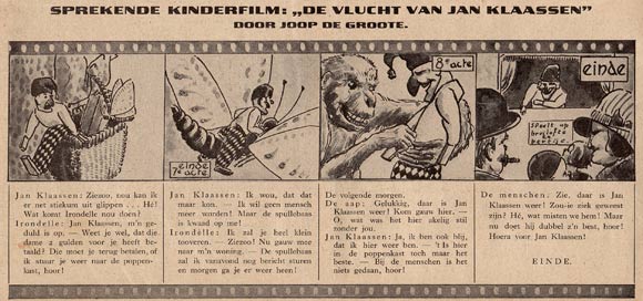 Kinderrijmpje uit De Prins van Joop de Grootte