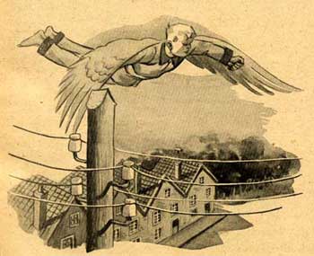 tekening van Frans Mettes uit De Jeugd