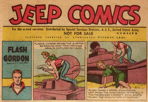 Flash Gordon in Jeep Comics