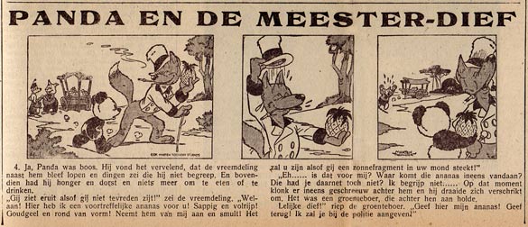 Het eerste verhaal van Panda (Gooi en Eemlander, 6-1-1947)