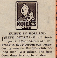 brief uit Kuifje