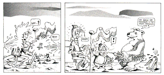 Beer of geen beer, door Paul Bodoni, Balloen #12, 1978