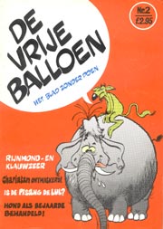De Vrije Balloen #2, cover Jan van Haasteren