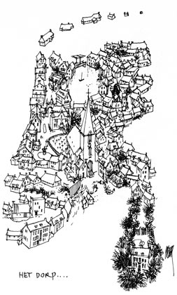 Bij ons in het Dorp, door Peter van Straaten