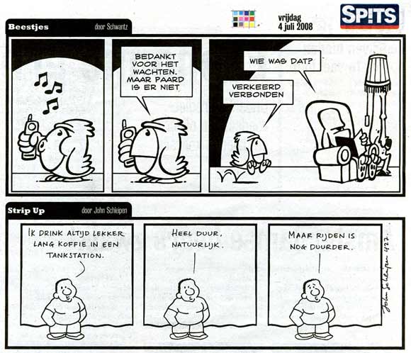Strips uit Spits
