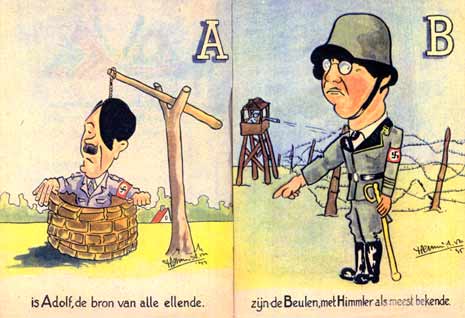 A is for Adolf, geteekend door Herman A. Vos