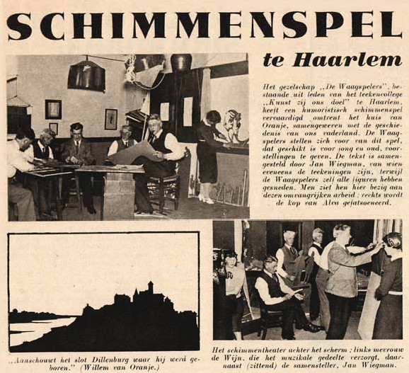 Schimmenspel te Haarlem