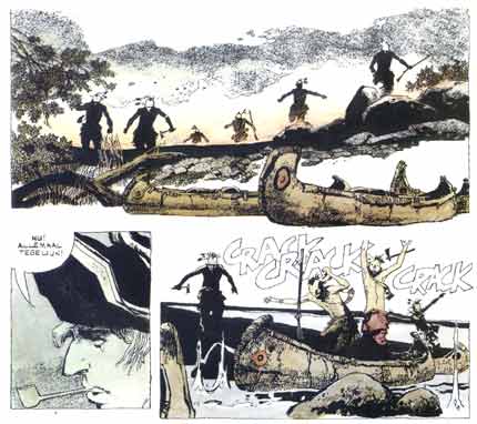 comic art by Dino Battaglia