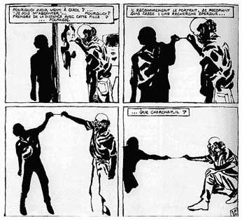 comic art by Edmond Baudoin