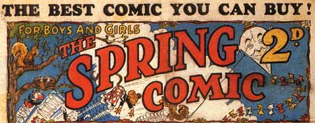 Header of Spring Comic, by Walter Bell