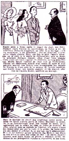 Les Amours Célèbres, by Jean Bellus (France-Soir, 1950)