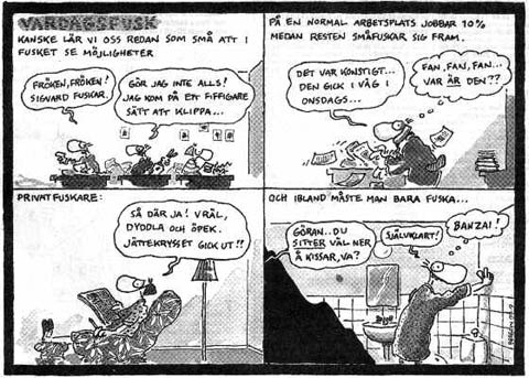 comic strip by Jan Berglin