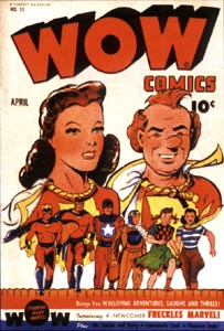 Wow Comics cover, by Jack Binder