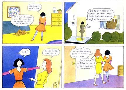 Party Time, in Wimmen's Comix, by Lee Binswanger 1987