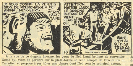 20,000 Lieues Sous les Mers, presumably by Blondeau (Le Samedi, 1952)