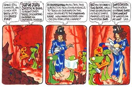 Cheech Wizard meets his maker, by Vaughn Bodé