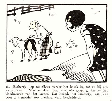 Barbertjes Reis in Spiegelland, by Hans Borrebach