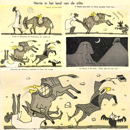 Herrie in het land van de Stilte, comic art by Tjerk Bottema