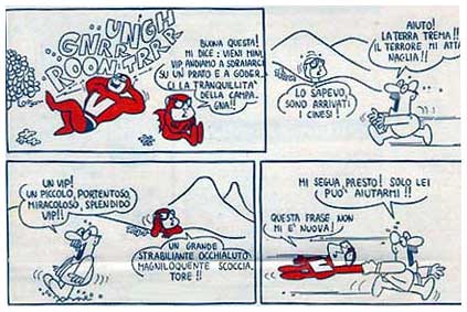 SuperVip e MiniVip, by Bruno Bozzetto