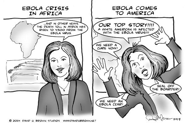 Cartoon by David Brown