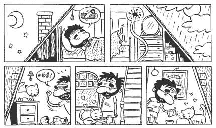 comic art by Ivan Brunetti