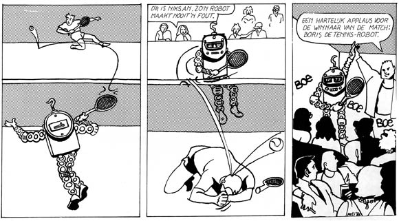 Comic art by Peti Buchel