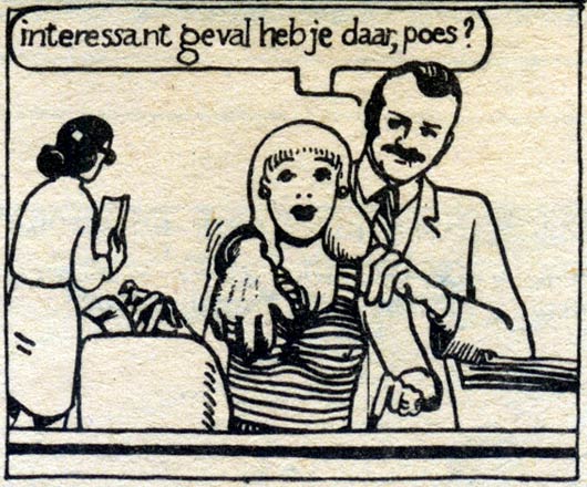 Comic art by Peti Buchel