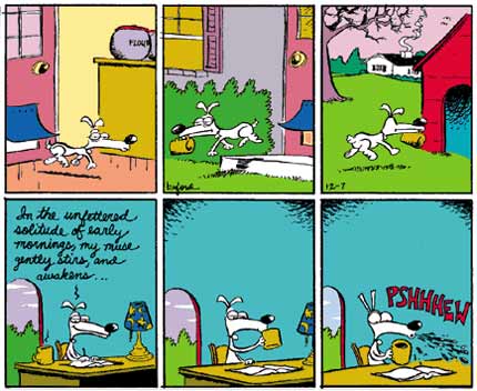 Meatloaf Night with Brewster, by Mark Buford