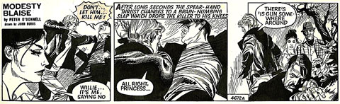 Modesty Blaise by John M. Burns