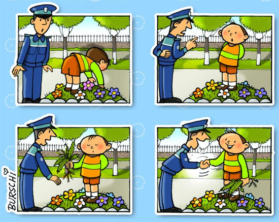 Comic art by Burschi