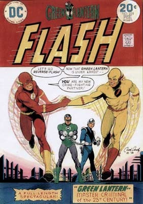 DC comics cover for Green Lantern and The Flash, by Nick Cardy