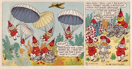 comic art by Ruth Carroll (1945)