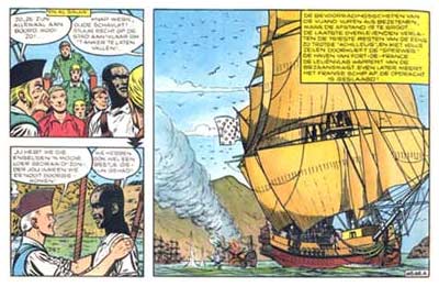 Barberouge, artwork by Victor Hubinon