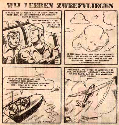 gliding comic by Jean-Michel Charlier