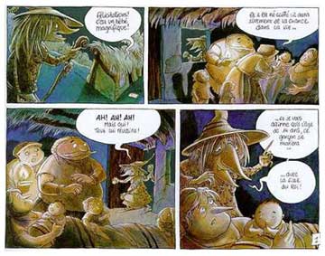 Le Diable aux Trois Cheveux d'Or, by Cécile Chicault