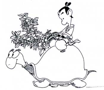 comic art by Tsai Chih Chung