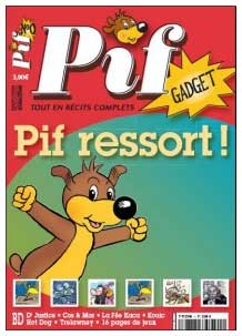 Pif Gadget cover, by Bernard Ciccolini
